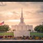 Jordan River Temple Evening Glow