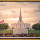 Jordan River Temple Evening Glow