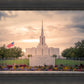 Jordan River Temple Evening Glow