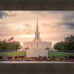 Jordan River Temple Evening Glow
