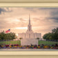 Jordan River Temple Evening Glow