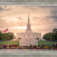 Jordan River Temple Evening Glow