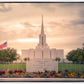 Jordan River Temple Evening Glow