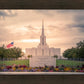 Jordan River Temple Evening Glow