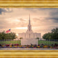 Jordan River Temple Evening Glow