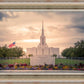 Jordan River Temple Evening Glow