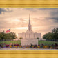 Jordan River Temple Evening Glow