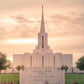 Jordan River Temple Evening Glow
