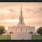 Jordan River Temple Evening Glow