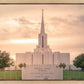 Jordan River Temple Evening Glow