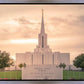 Jordan River Temple Evening Glow