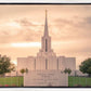 Jordan River Temple Evening Glow