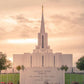 Jordan River Temple Evening Glow