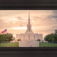 Jordan River Temple Evening Glow
