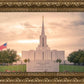 Jordan River Temple Evening Glow