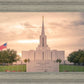 Jordan River Temple Evening Glow