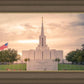 Jordan River Temple Evening Glow