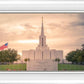 Jordan River Temple Evening Glow