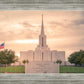 Jordan River Temple Evening Glow