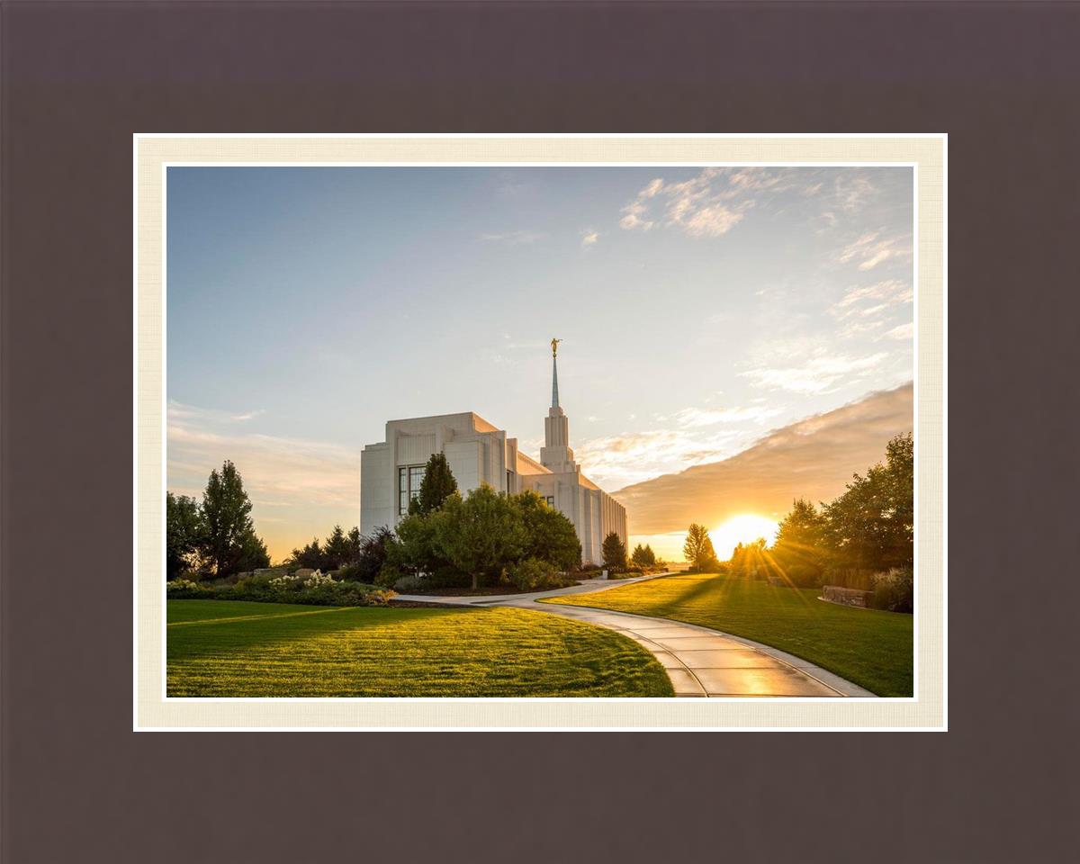 Twin Falls Temple Morning Light