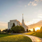 Twin Falls Temple Morning Light