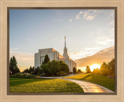 Twin Falls Temple Morning Light