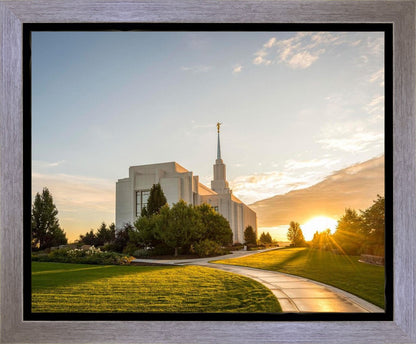 Twin Falls Temple Morning Light