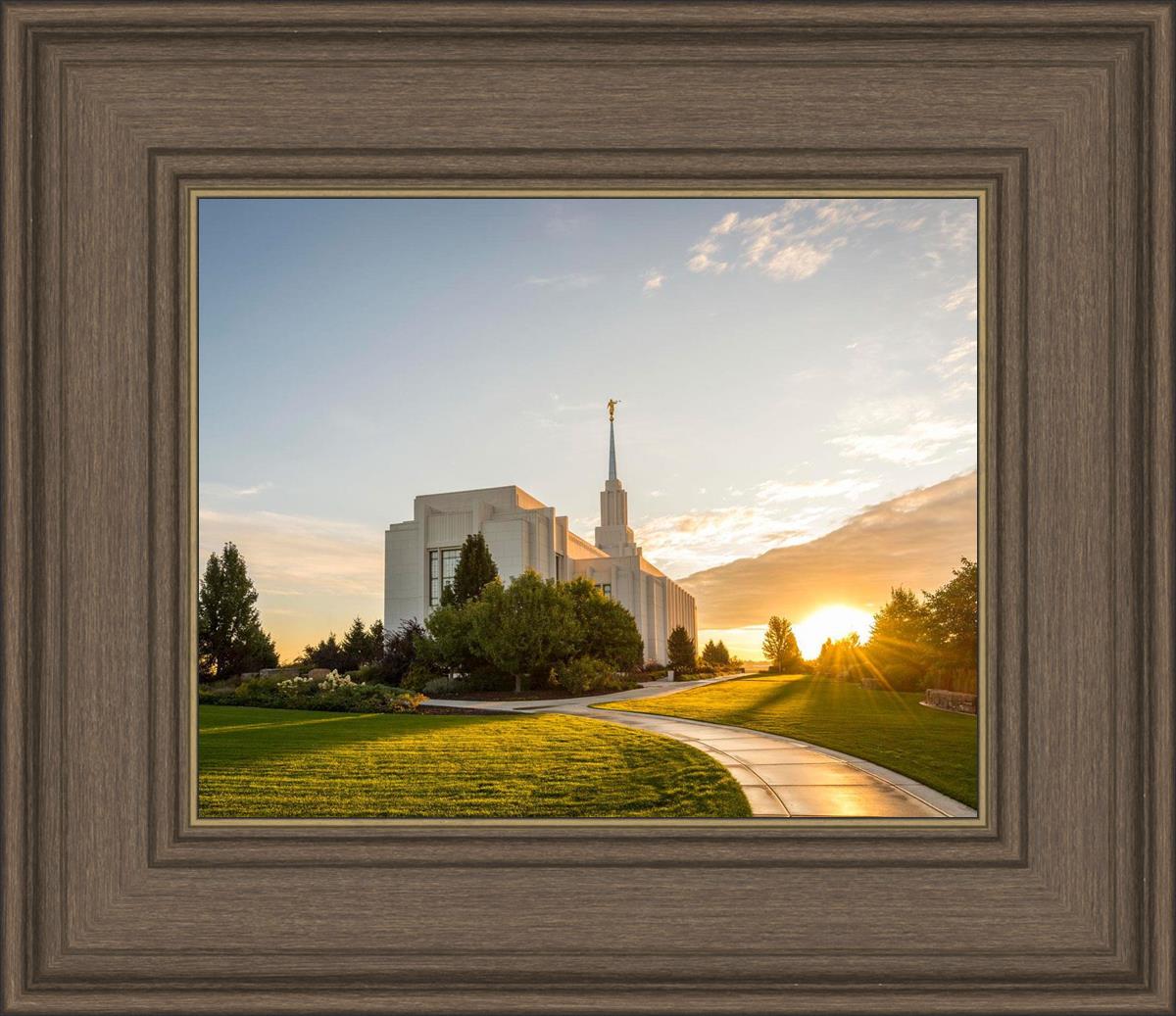 Twin Falls Temple Morning Light