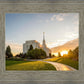 Twin Falls Temple Morning Light