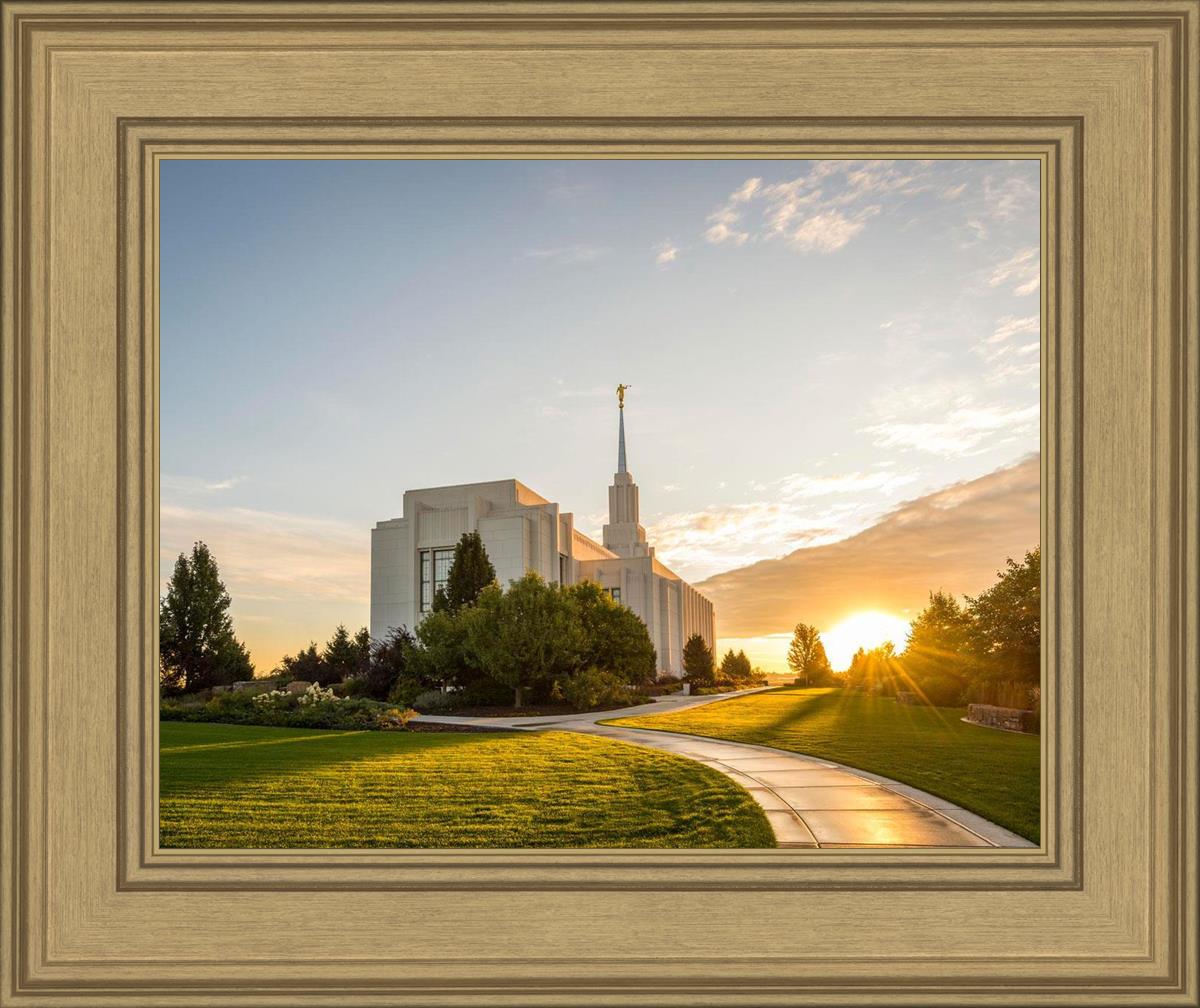 Twin Falls Temple Morning Light
