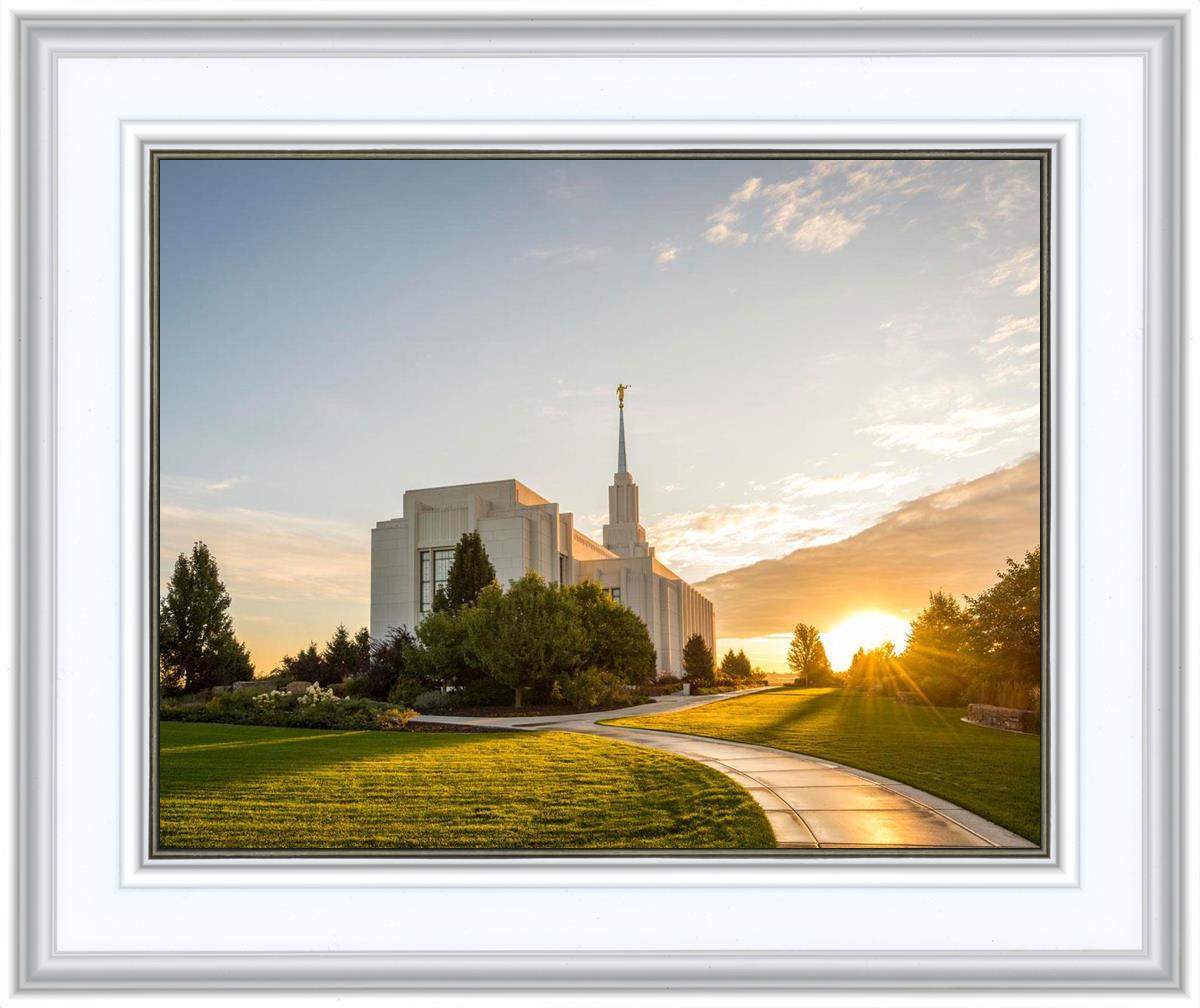 Twin Falls Temple Morning Light
