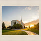 Twin Falls Temple Morning Light