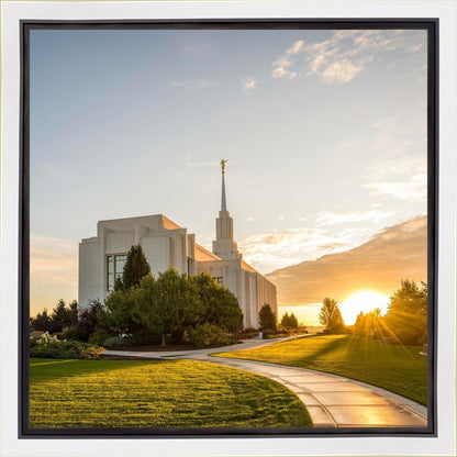 Twin Falls Temple Morning Light