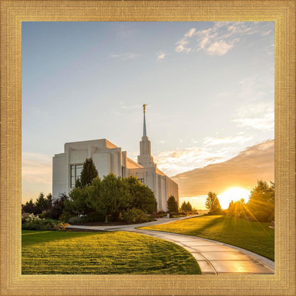 Twin Falls Temple Morning Light