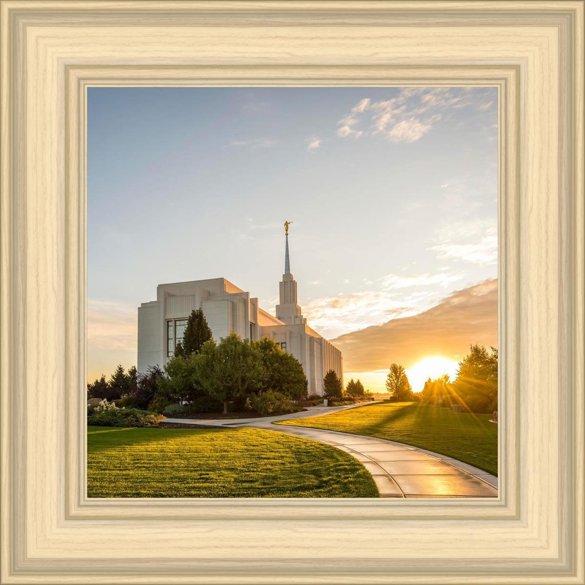 Twin Falls Temple Morning Light
