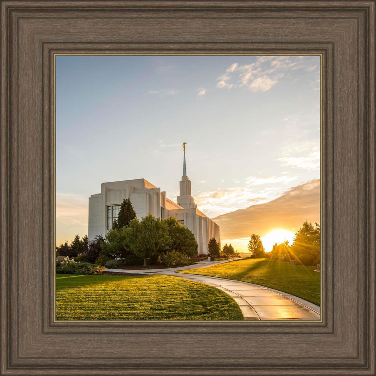 Twin Falls Temple Morning Light