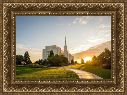 Twin Falls Temple Morning Light