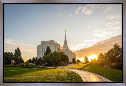 Twin Falls Temple Morning Light