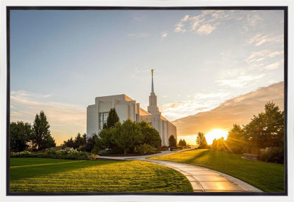 Twin Falls Temple Morning Light