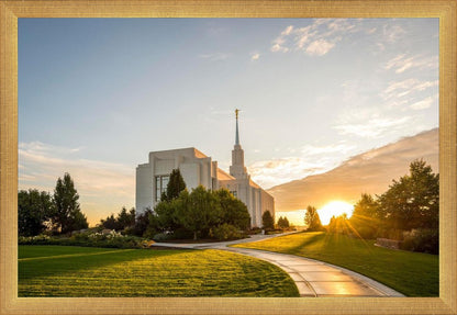 Twin Falls Temple Morning Light
