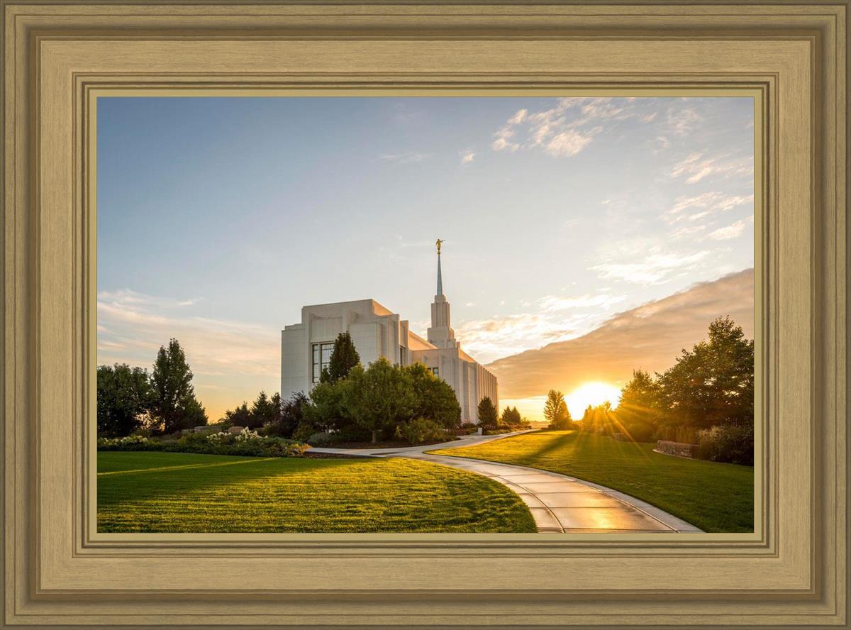 Twin Falls Temple Morning Light