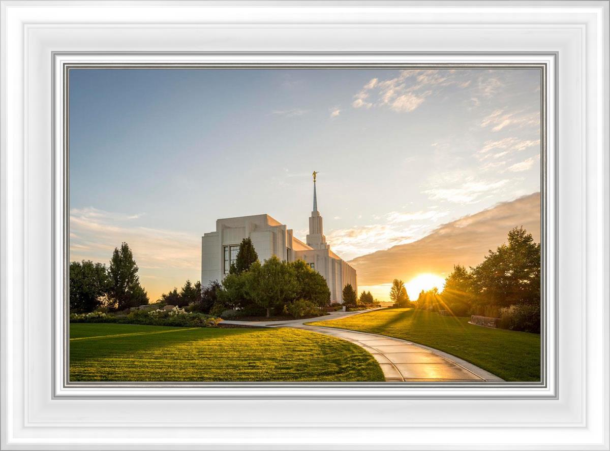 Twin Falls Temple Morning Light