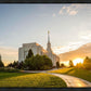 Twin Falls Temple Morning Light