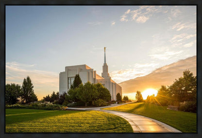 Twin Falls Temple Morning Light