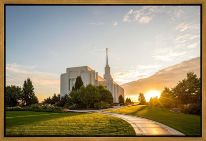 Twin Falls Temple Morning Light