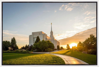 Twin Falls Temple Morning Light