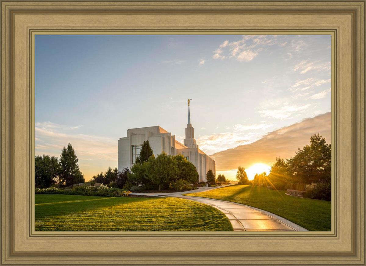 Twin Falls Temple Morning Light