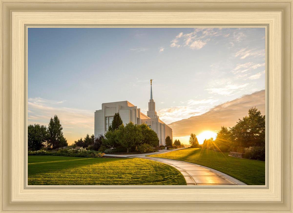 Twin Falls Temple Morning Light