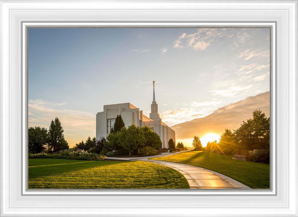 Twin Falls Temple Morning Light