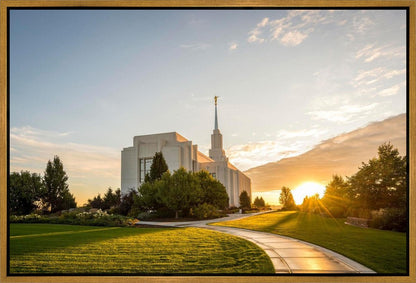 Twin Falls Temple Morning Light